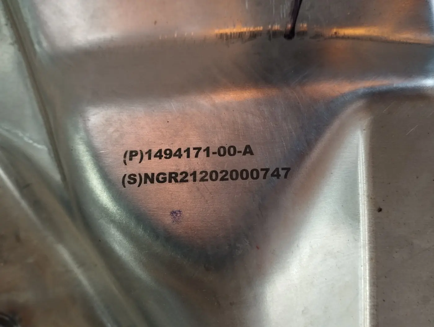 Tesla Model 3 RWD LFP pack BTF0, about MY2021, 55 kWh total battery pack